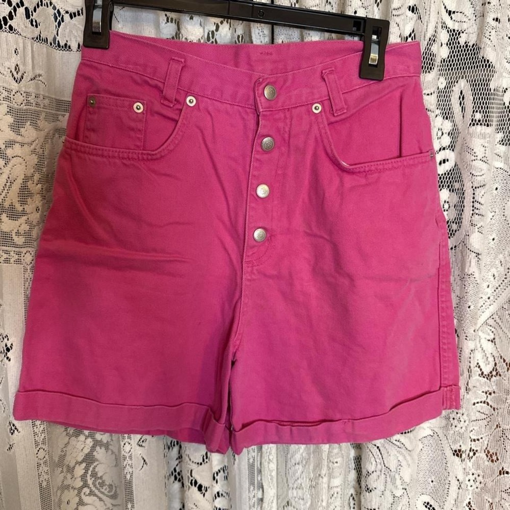 Vintage North West Blue, Hot pink shorts 26